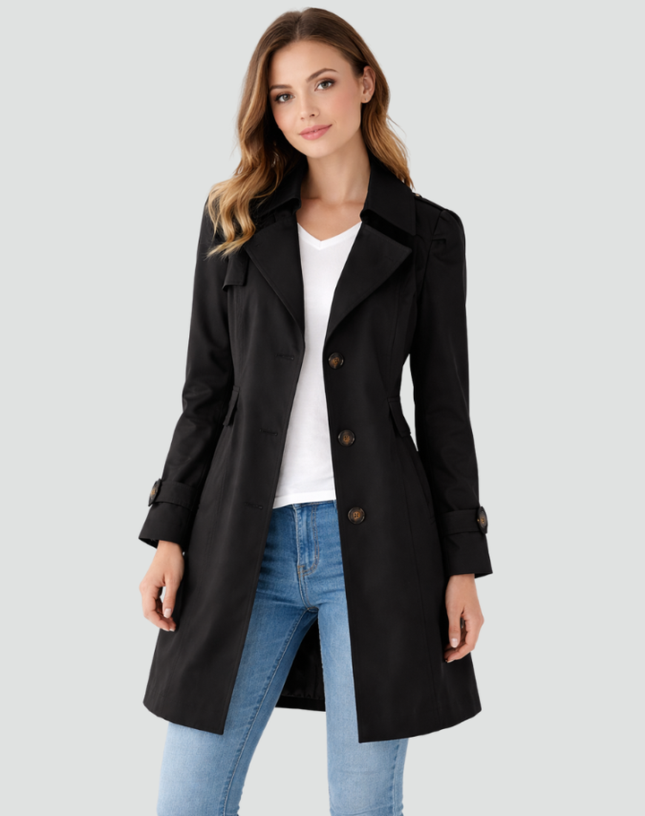 ELEANOR | Slim-Fit Classic Trench Coat