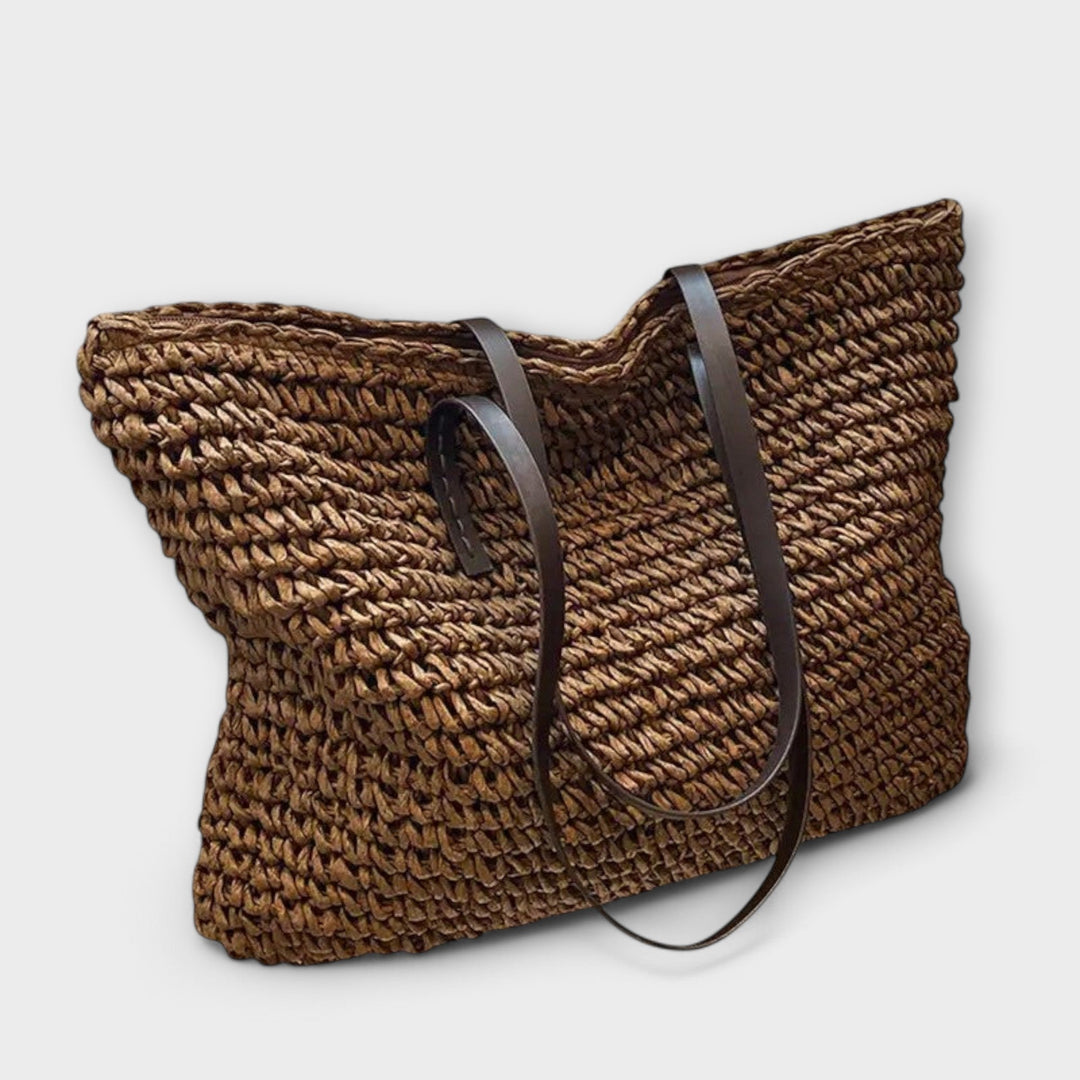 Handwoven Straw Tote Bag