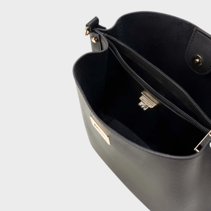 Bucket Bag with Rotating Lock