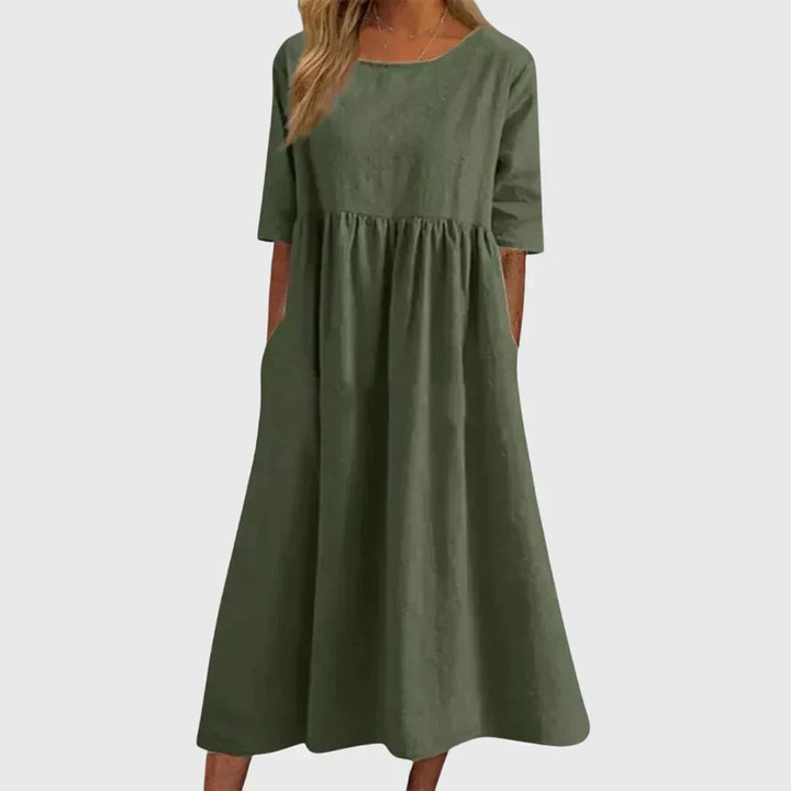 Haisley | Elegant Short-Sleeved Dress