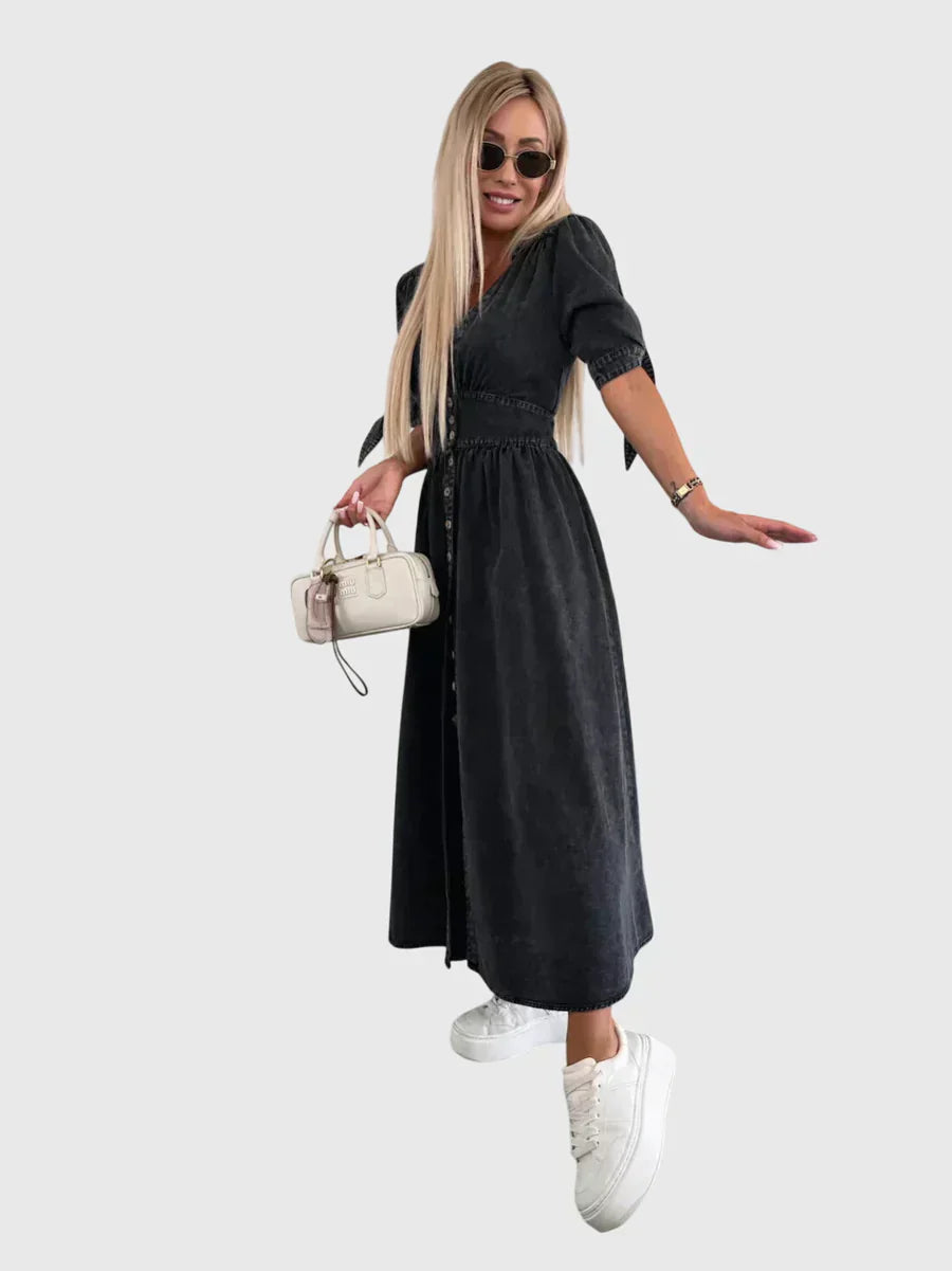 Sophia | Elegant Denim Dress