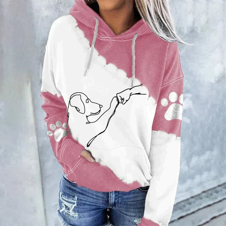 Hooded Long Sleeve Dog Jumper