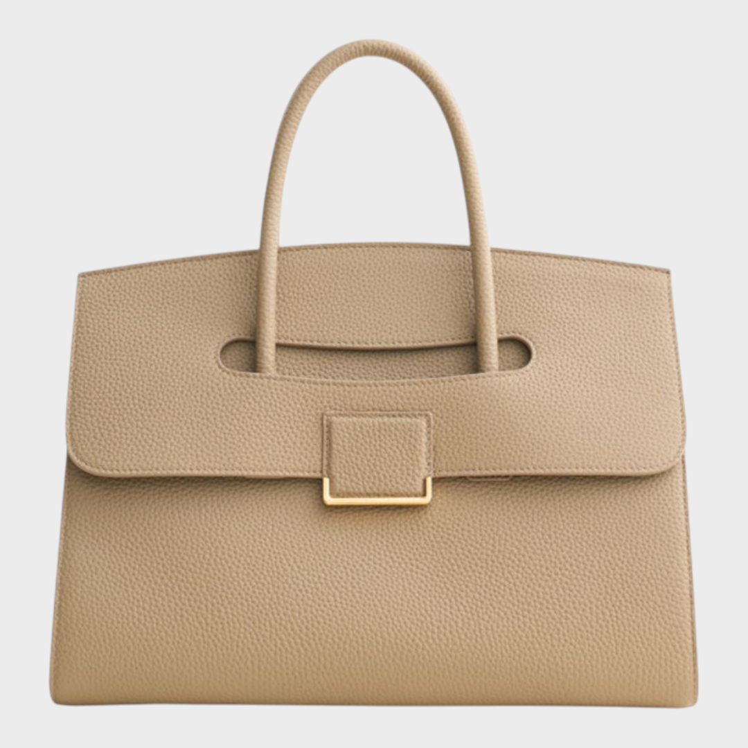 Hand-Stitched European Leather Handbag