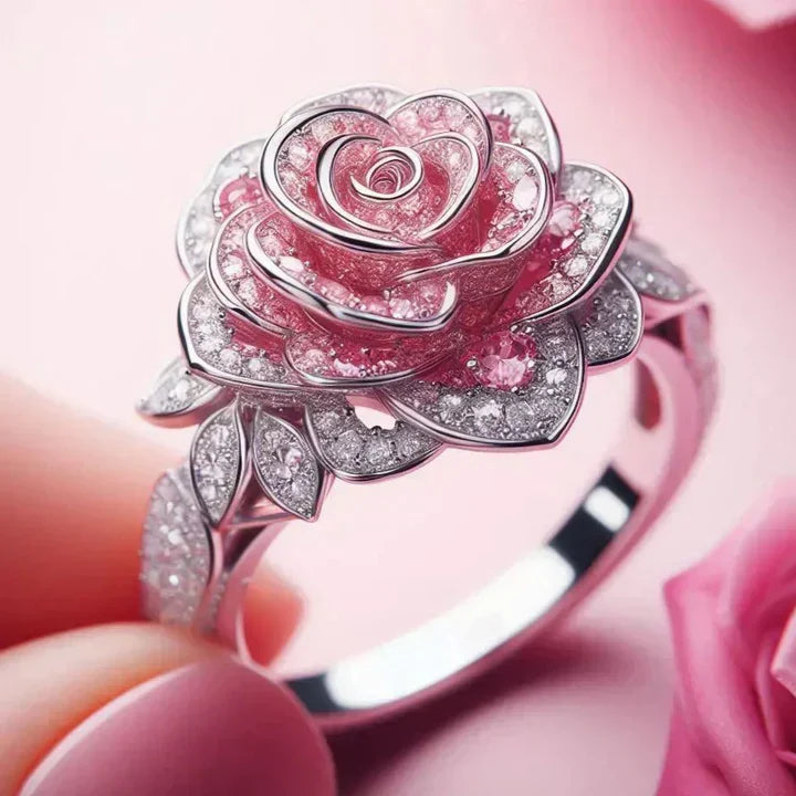 Jasmine | Exotic Floral Silver Ring