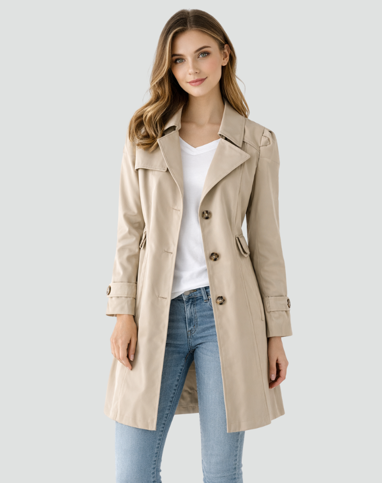 ELEANOR | Slim-Fit Classic Trench Coat