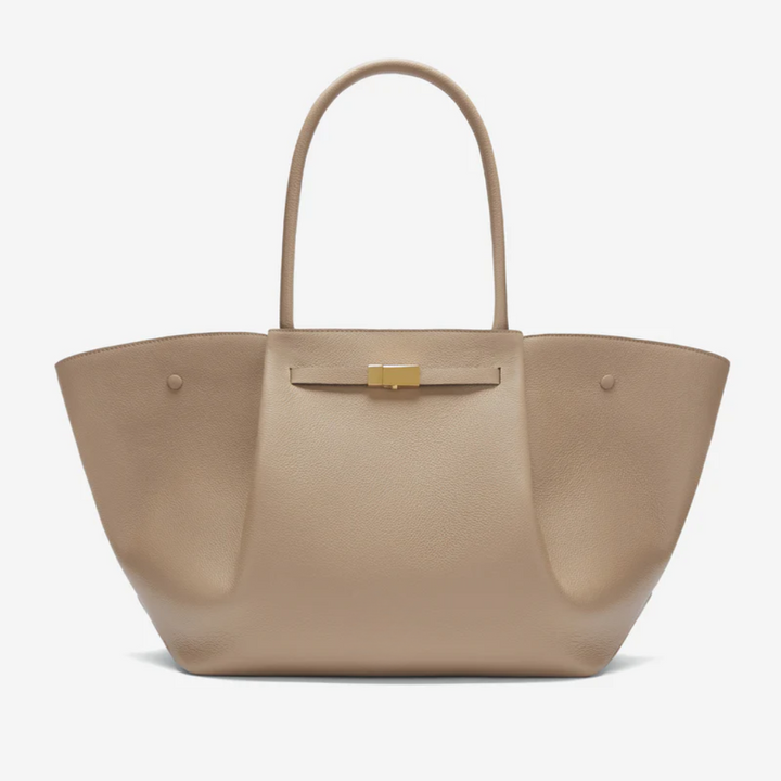 Belted Everyday Leather Handbag