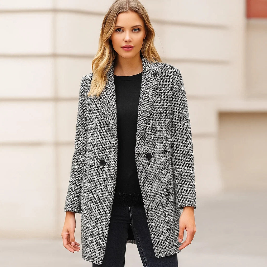 GEORGINA | LONG TAILORED WOOLLEN COAT