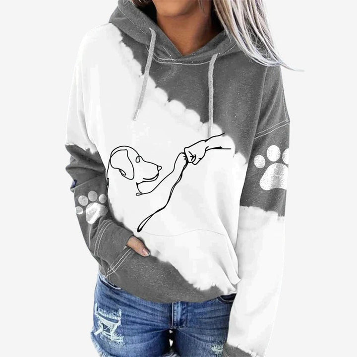 Hooded Long Sleeve Dog Jumper