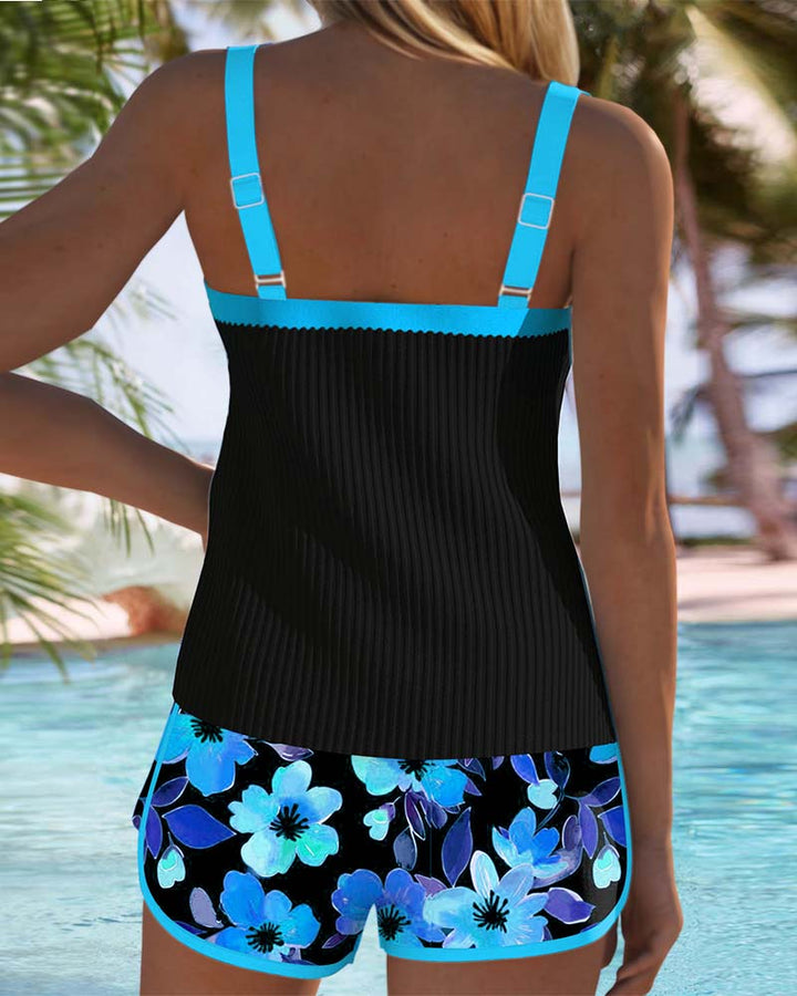 CATHERINE | ELEGANT TWO-PIECE TANKINI SET