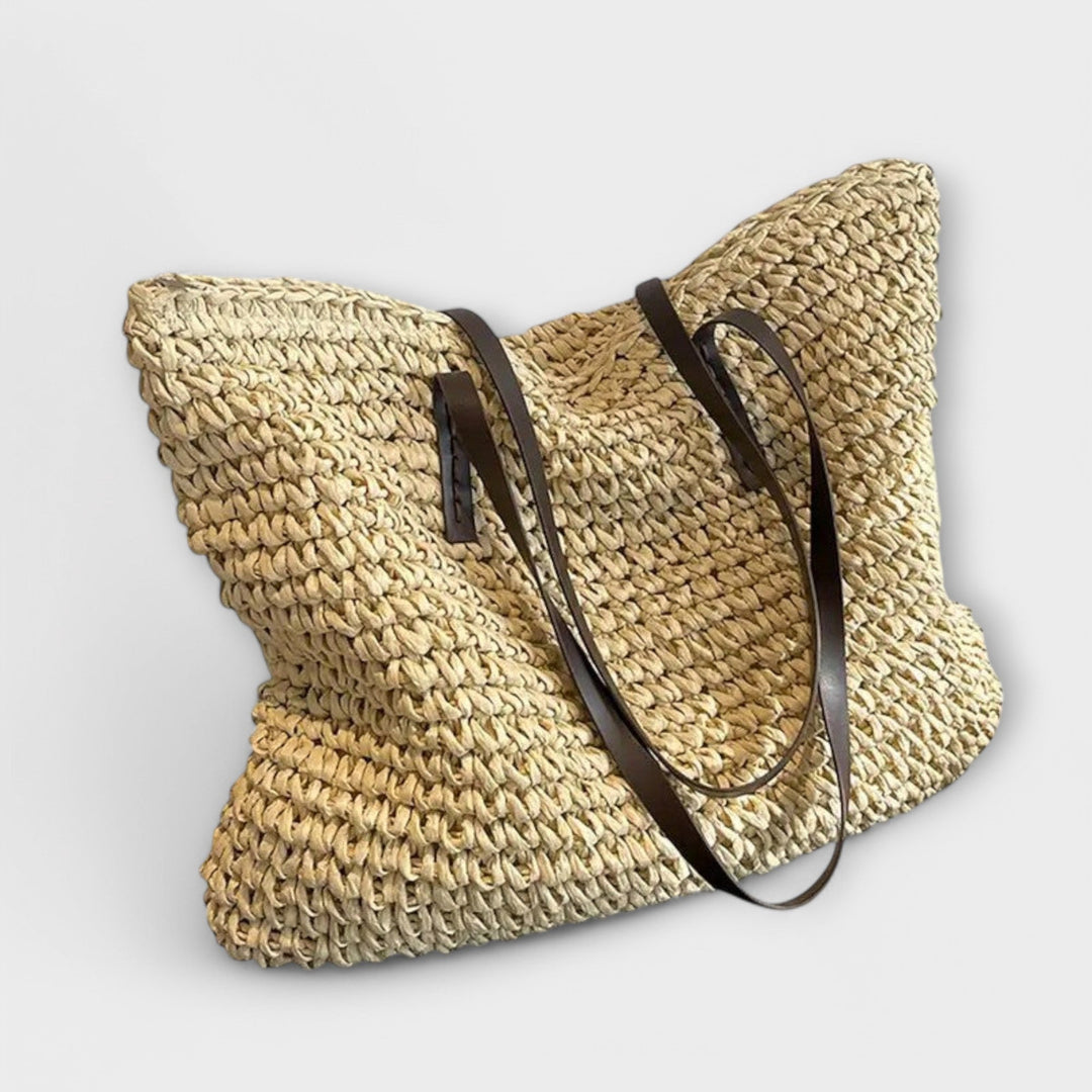 Handwoven Straw Tote Bag