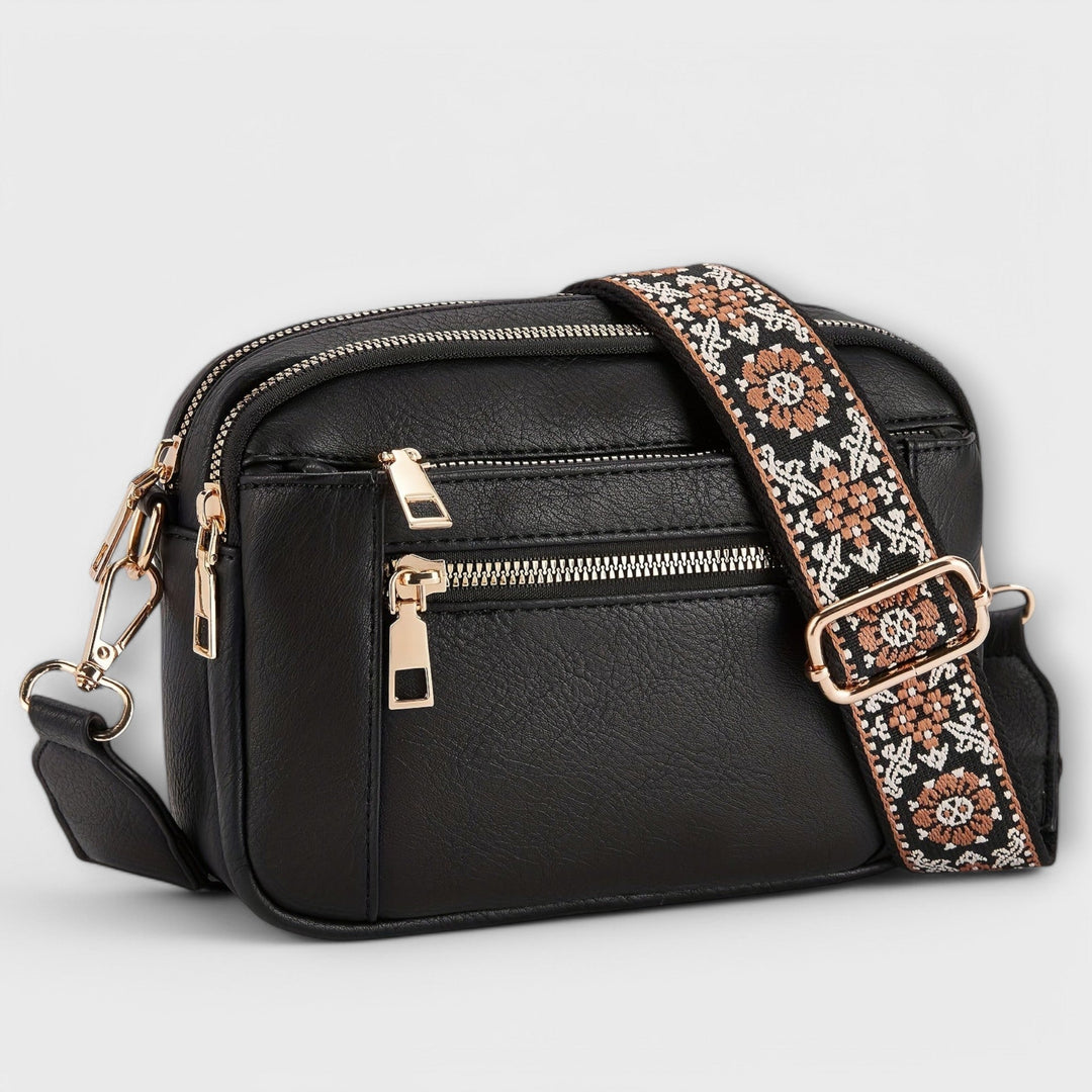 Retro Faux Leather Crossbody Bag