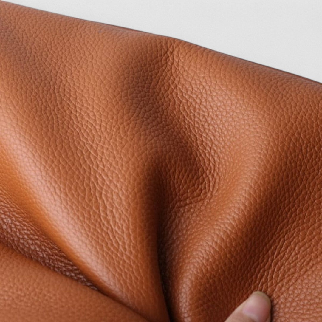 Structured Leather Shoulder Bag