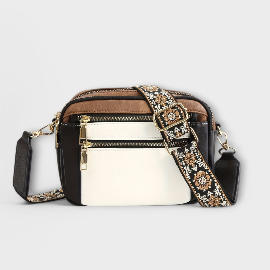 Retro Faux Leather Crossbody Bag