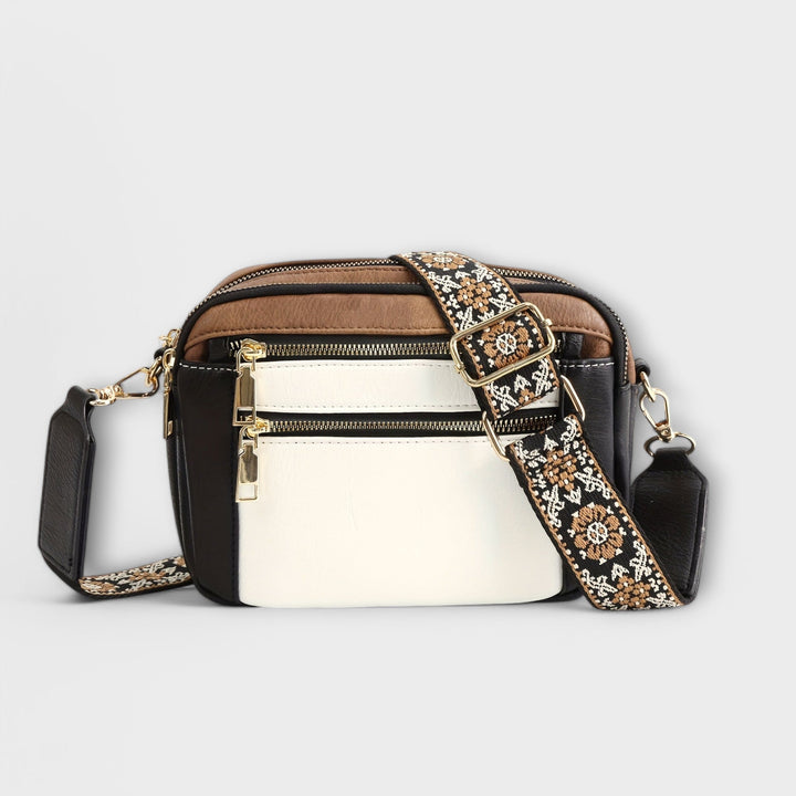 Retro Faux Leather Crossbody Bag