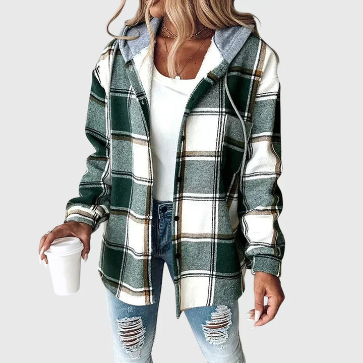 Martina | Women's Mesh Button Placket Jacket