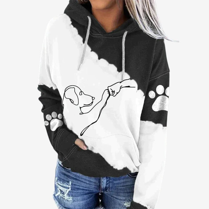 Hooded Long Sleeve Dog Jumper