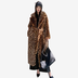 SYLVIA | LEOPARD PRINT BELTED LONG COAT