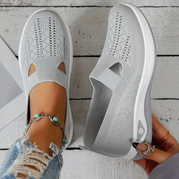 MURIEL | KNIT PLATFORM TRAINERS