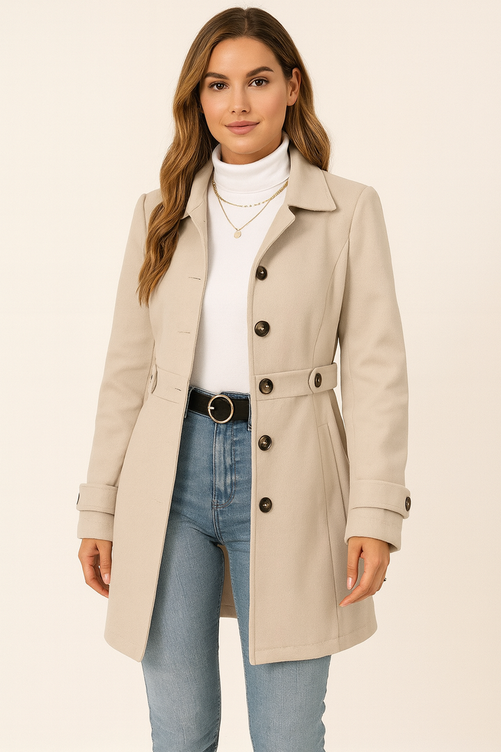 HARRIET | Belted Tailored Trench Coat