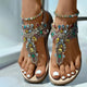 SIOBHAN | EMBELLISHED RHINESTONE SUMMER SANDALS
