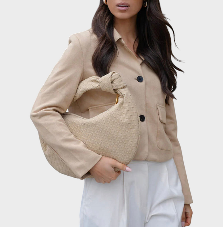 Structured Faux Leather Everyday Bag