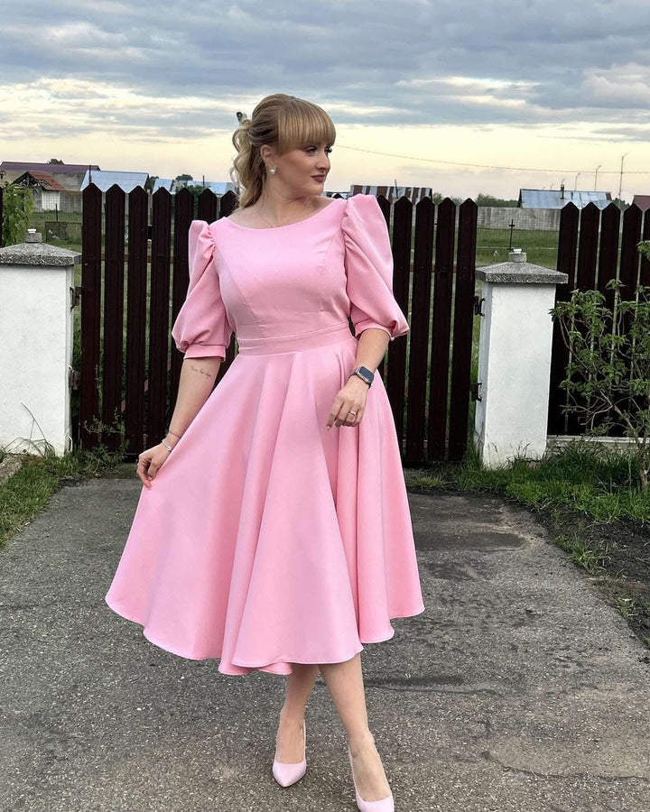 ELEANOR | ELEGANT MIDI OCCASION DRESS