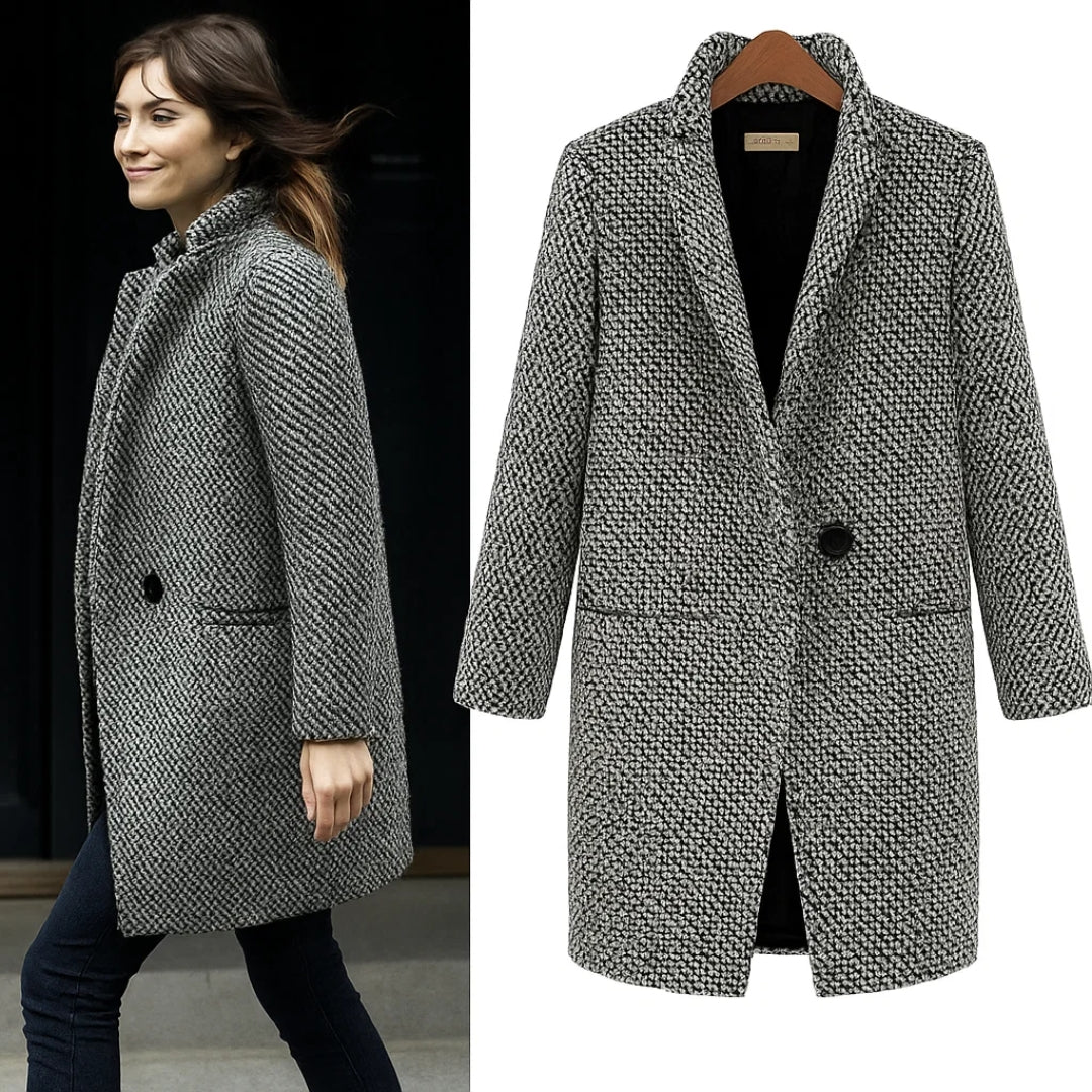 GEORGINA | LONG TAILORED WOOLLEN COAT