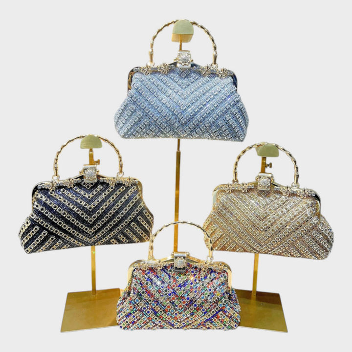 Sculpted Evening Handbag