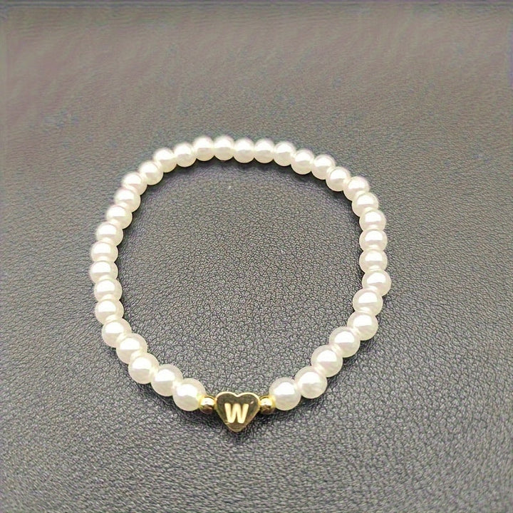 Abigail | Heart Initial Bracelet (A–Z)