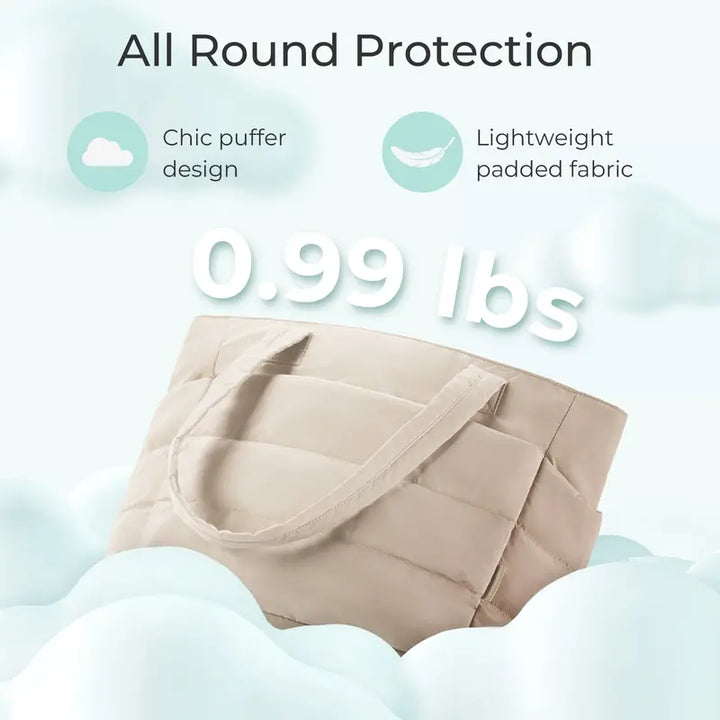 Puffer-Style Tote Bag