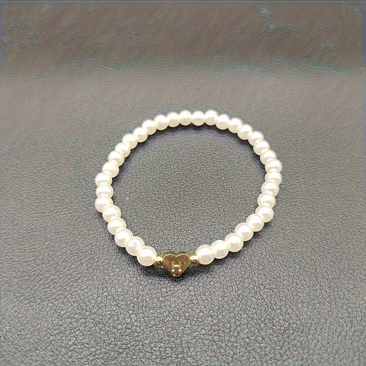 Abigail | Heart Initial Bracelet (A–Z)