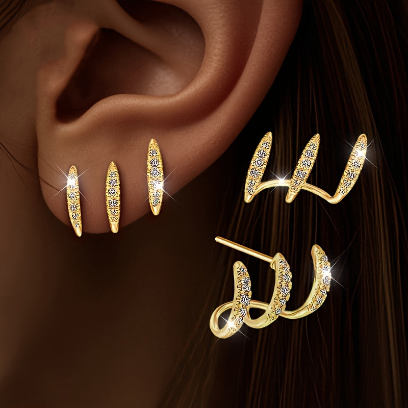 Tamsin | Triple Earrings