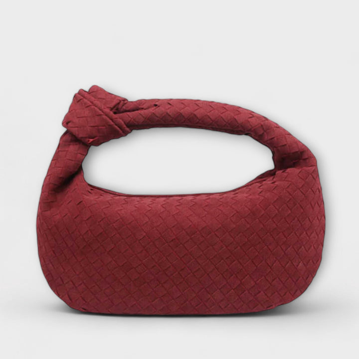 Large Woven Bag with Knot Detail