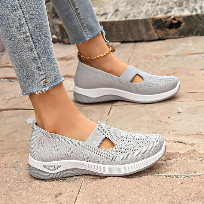 MURIEL | KNIT PLATFORM TRAINERS