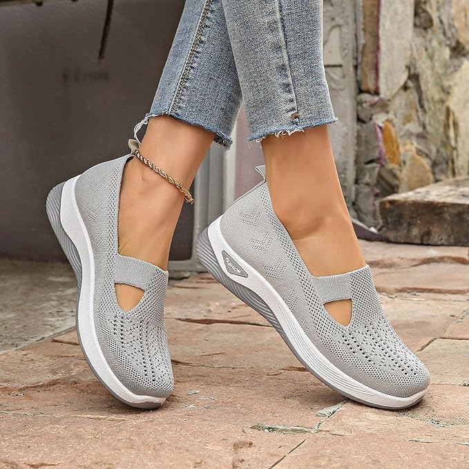 MURIEL | KNIT PLATFORM TRAINERS