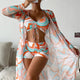 MUIRNE | PRINTED THREE-PIECE BIKINI SET