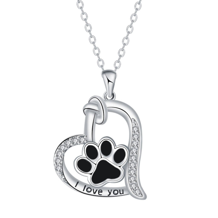 Poppy | Paw Print Pendant Necklace