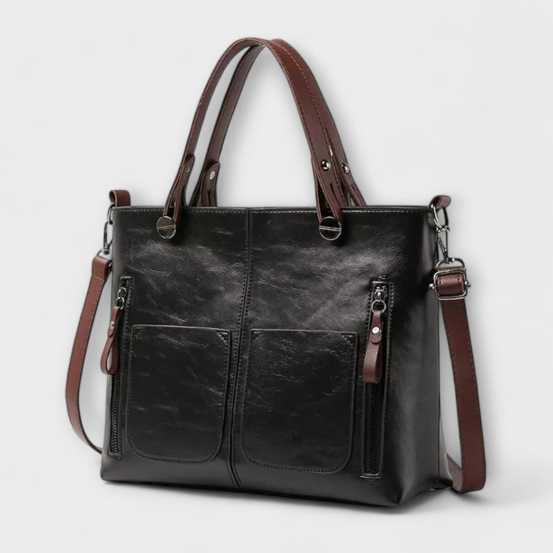 Minimalist Structured Leather Handbag