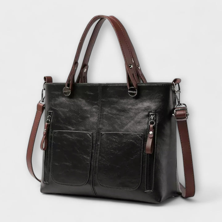 Minimalist Structured Leather Handbag