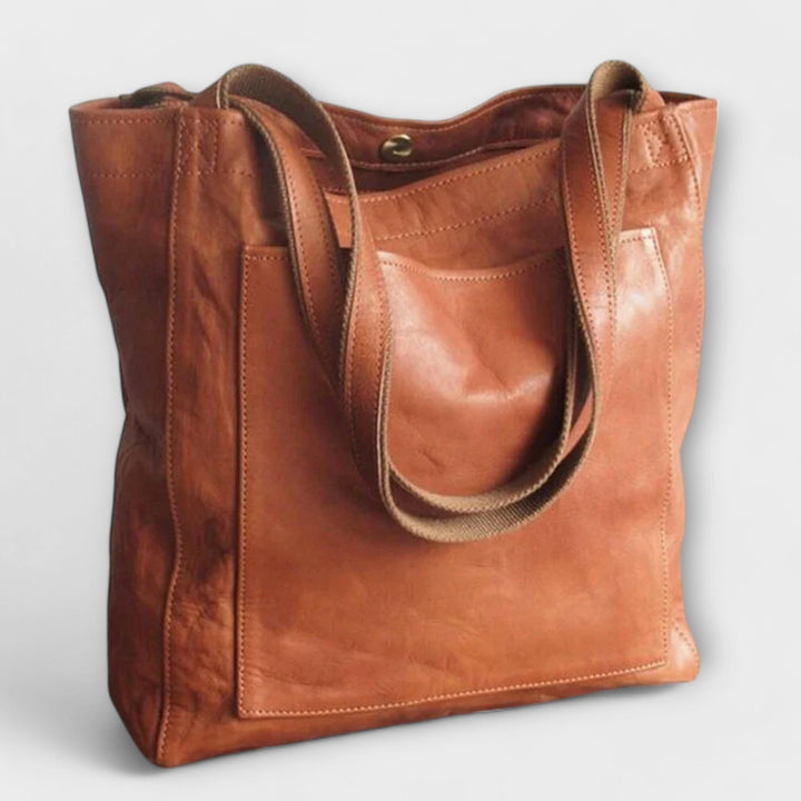 Everyday Shoulder Bag with Multiple Pockets