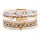 Bronwen | Bohemian Layered Leather Bracelet
