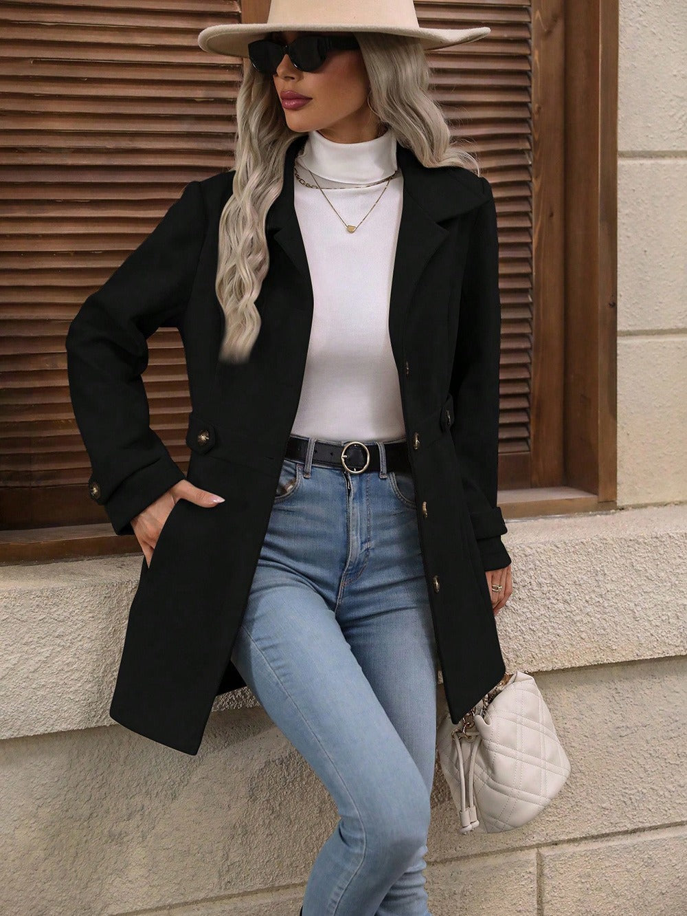 HARRIET | Belted Tailored Trench Coat