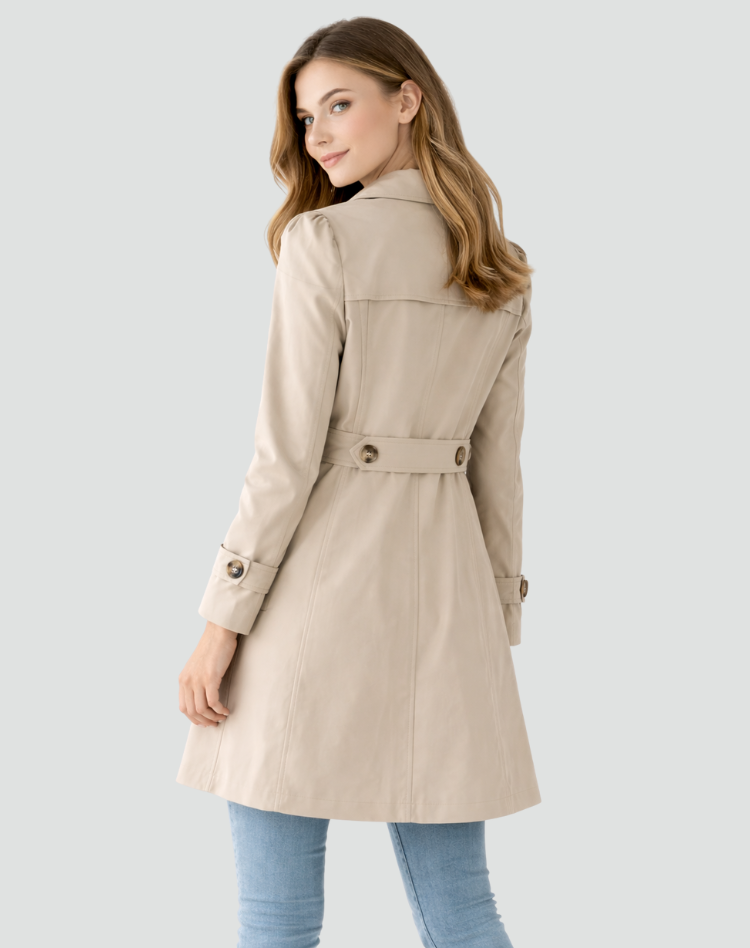 ELEANOR | Slim-Fit Classic Trench Coat