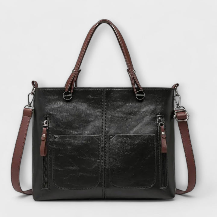 Minimalist Structured Leather Handbag