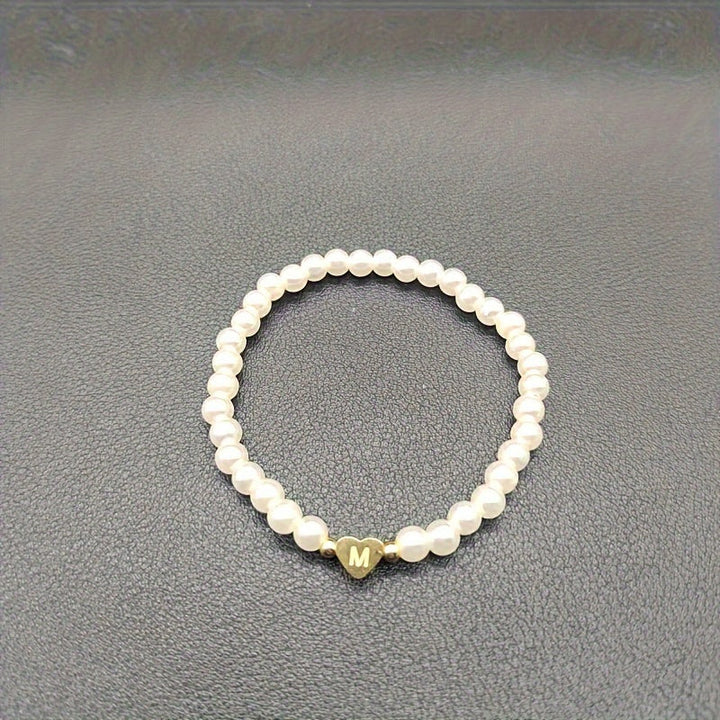 Abigail | Heart Initial Bracelet (A–Z)