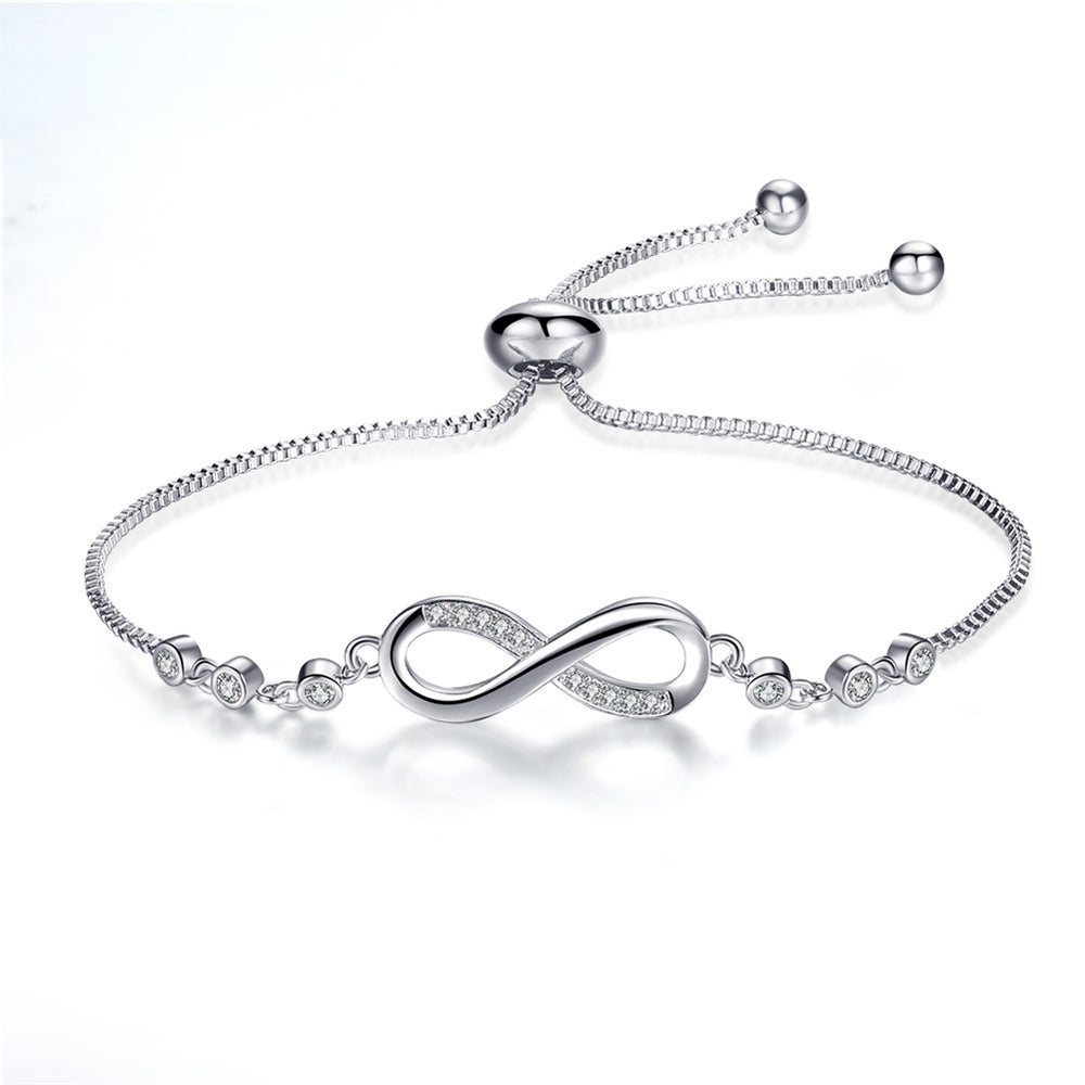 Amabel | Infinity Bracelet in Rose Gold