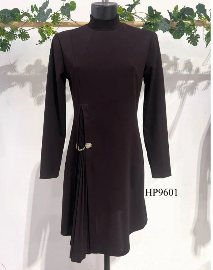 Dorothy | Asymmetric Pleated Mini Dress