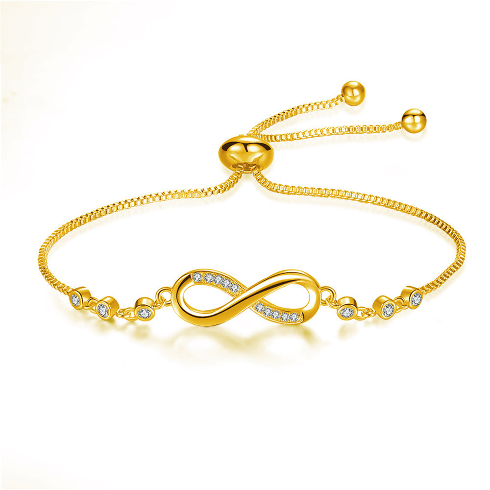 Amabel | Infinity Bracelet in Rose Gold