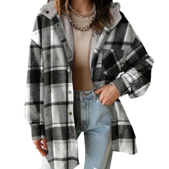 Premium Flannel Hooded Jacket
