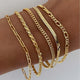 Cressida | Five-Piece Gold Bracelet Set